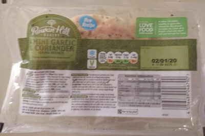 4 mini garlic &  coriander